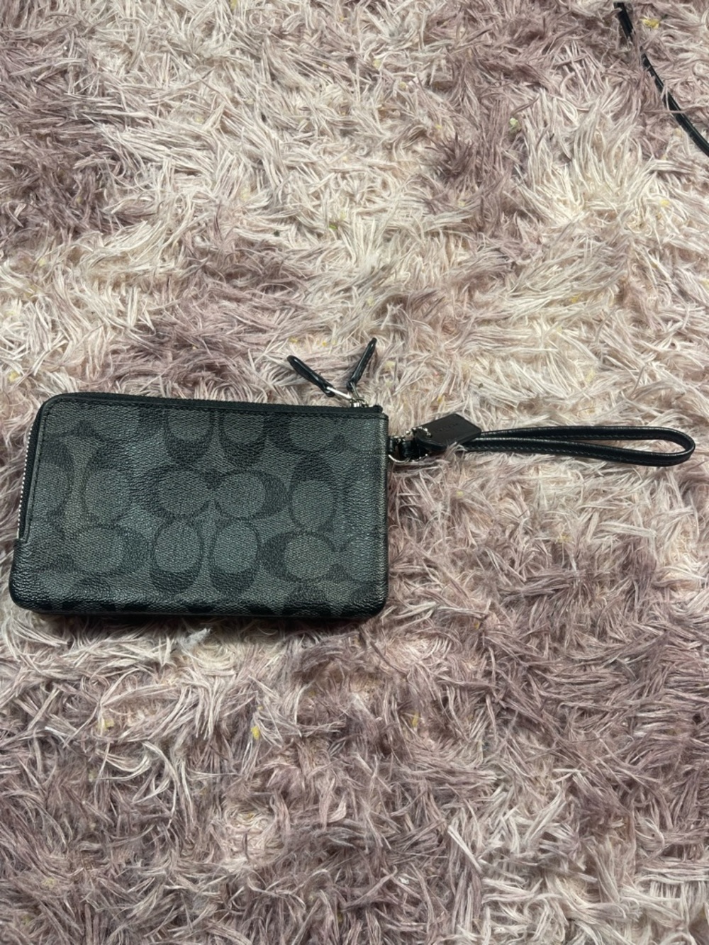 Coach double zip wristlet - Picture 3 of 4